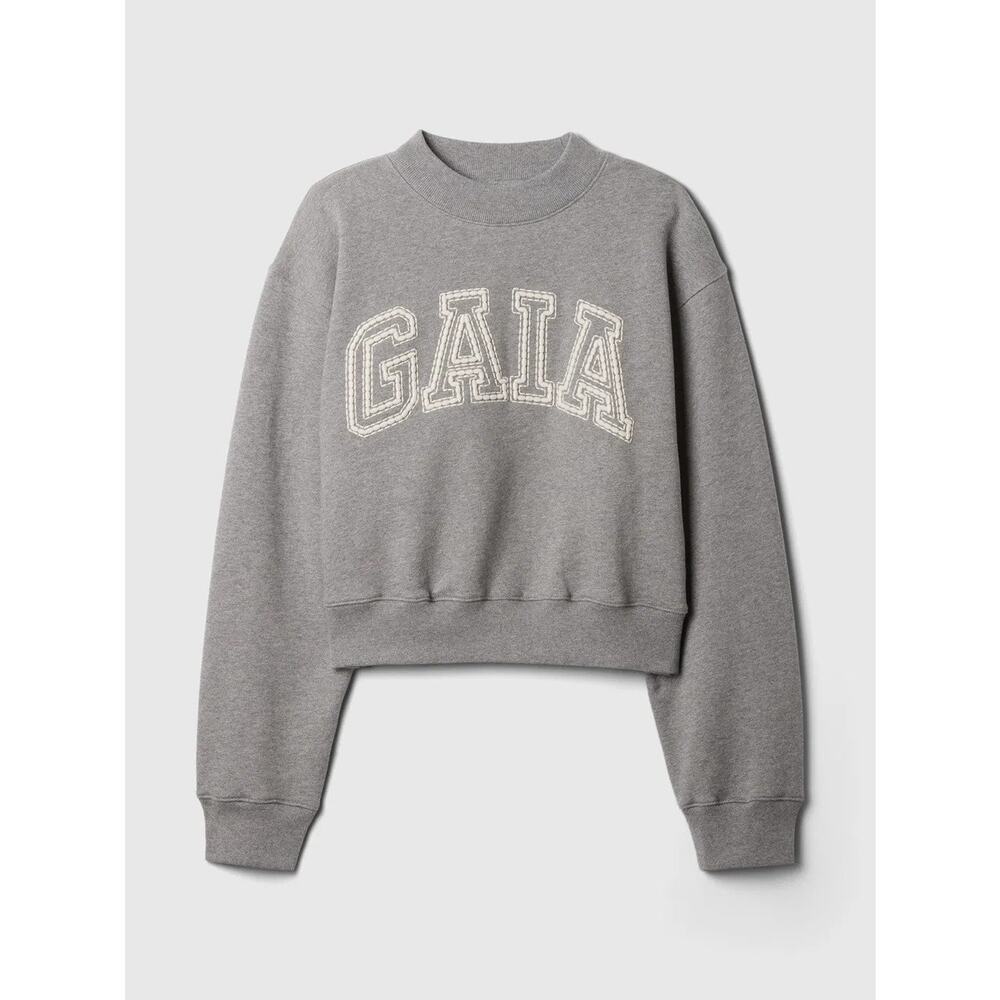GAP x Cult Gaia Cropped Logo Sweatshirt - XS